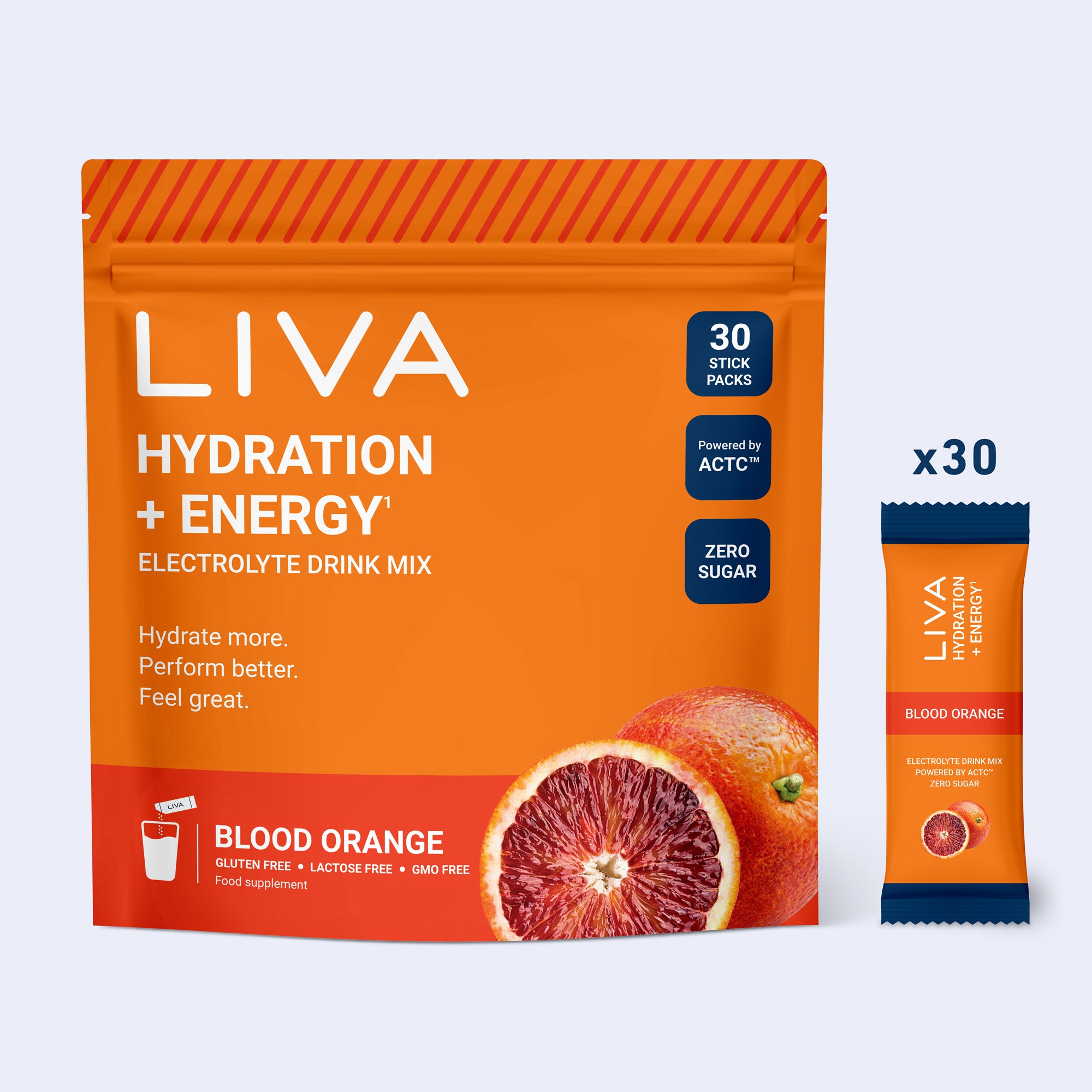 HYDRATION + ENERGY - Červený pomeranč