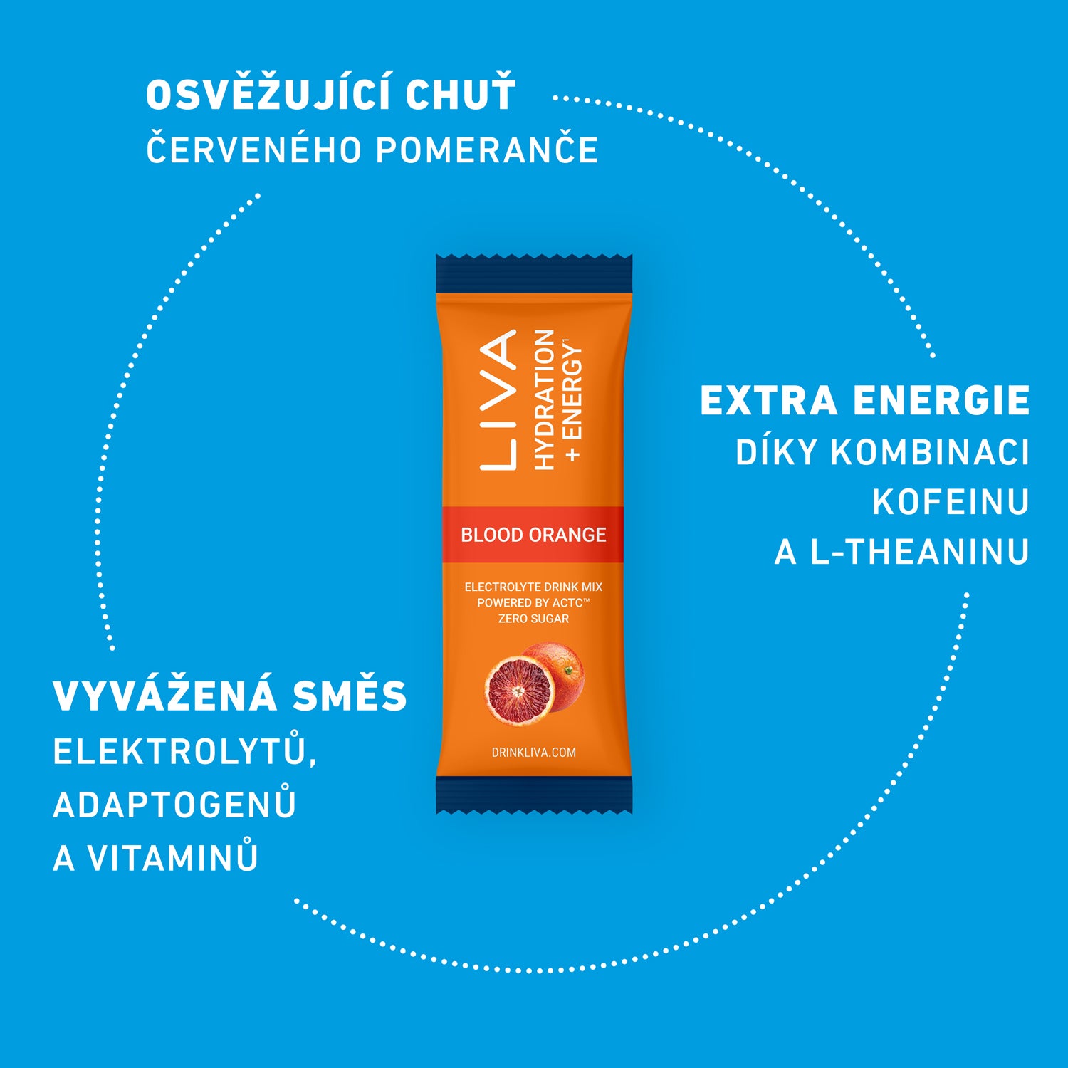 HYDRATION + ENERGY - Červený pomeranč